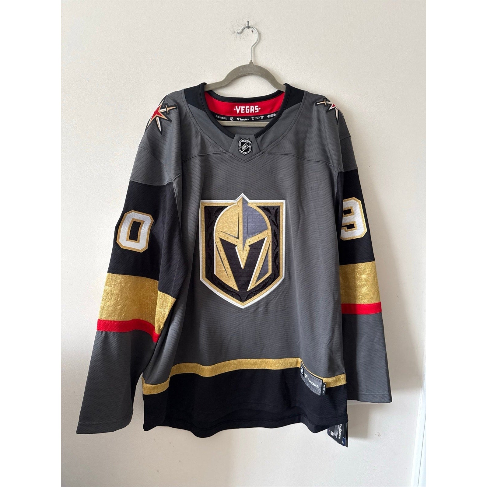 Men’s Fanatics Robin Lehner 90 Signed Vegas Golden Knights Jersey Sz XL - NWT - Kyle’s Football Cards