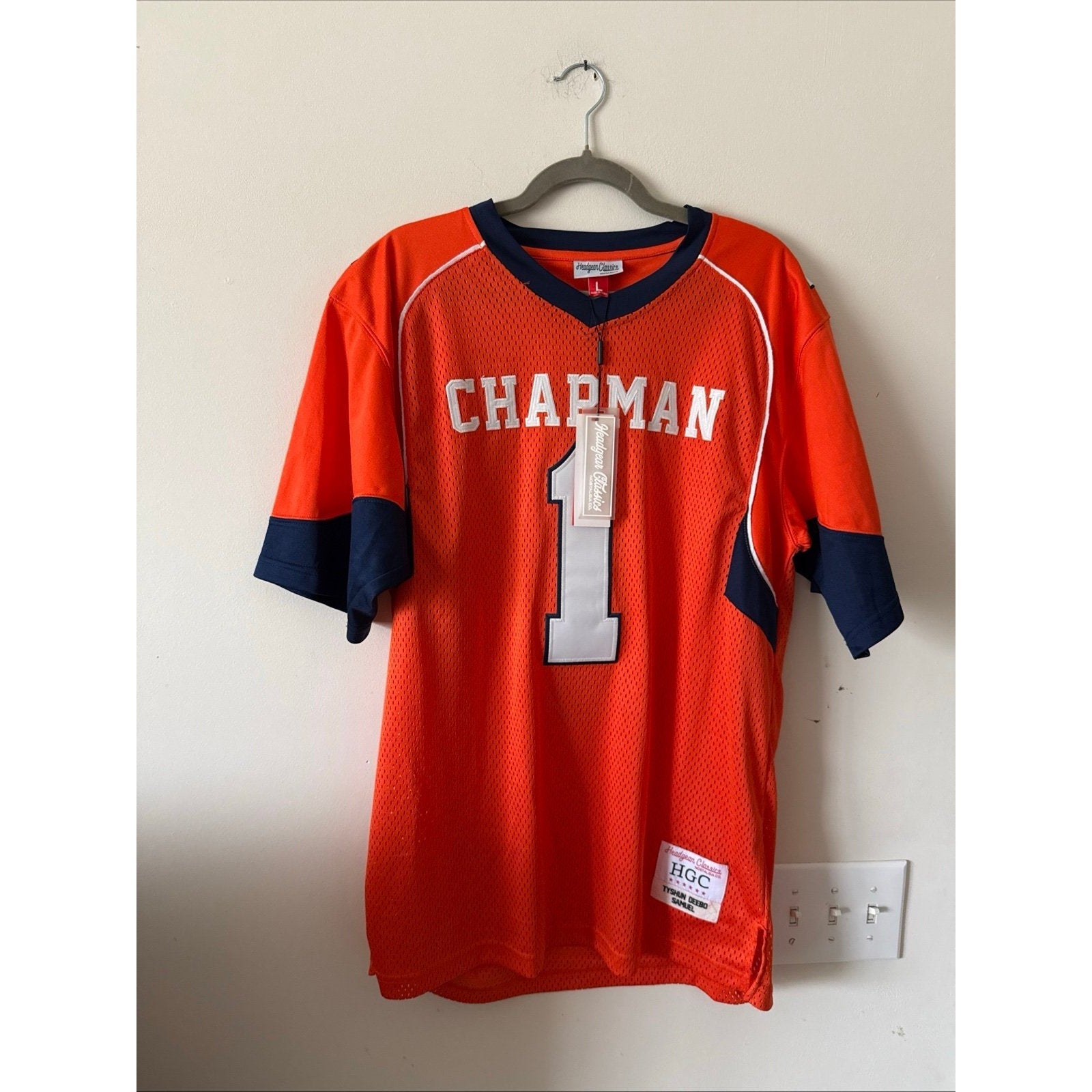 Men’s Headgear Classics Deebo Samuel 1 Chapman High School Jersey Sz L - NWT - Kyle’s Football Cards