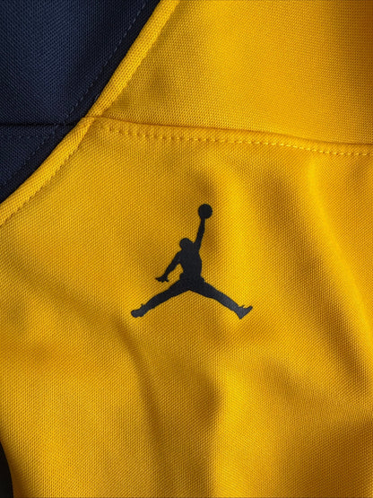 Men's Jordan Brand Michigan Wolverines #1 Alternate Jersey Sz L - Maize RARE - Kyle’s Football Cards
