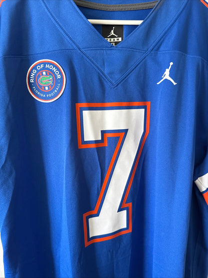 Men’s Jordan Danny Wuerffel 7 Florida Gators Ring of Honor Jersey Sz XL - RARE - Kyle’s Football Cards
