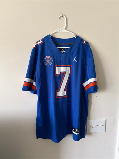 Men’s Jordan Danny Wuerffel 7 Florida Gators Ring of Honor Jersey Sz XL - RARE - Kyle’s Football Cards