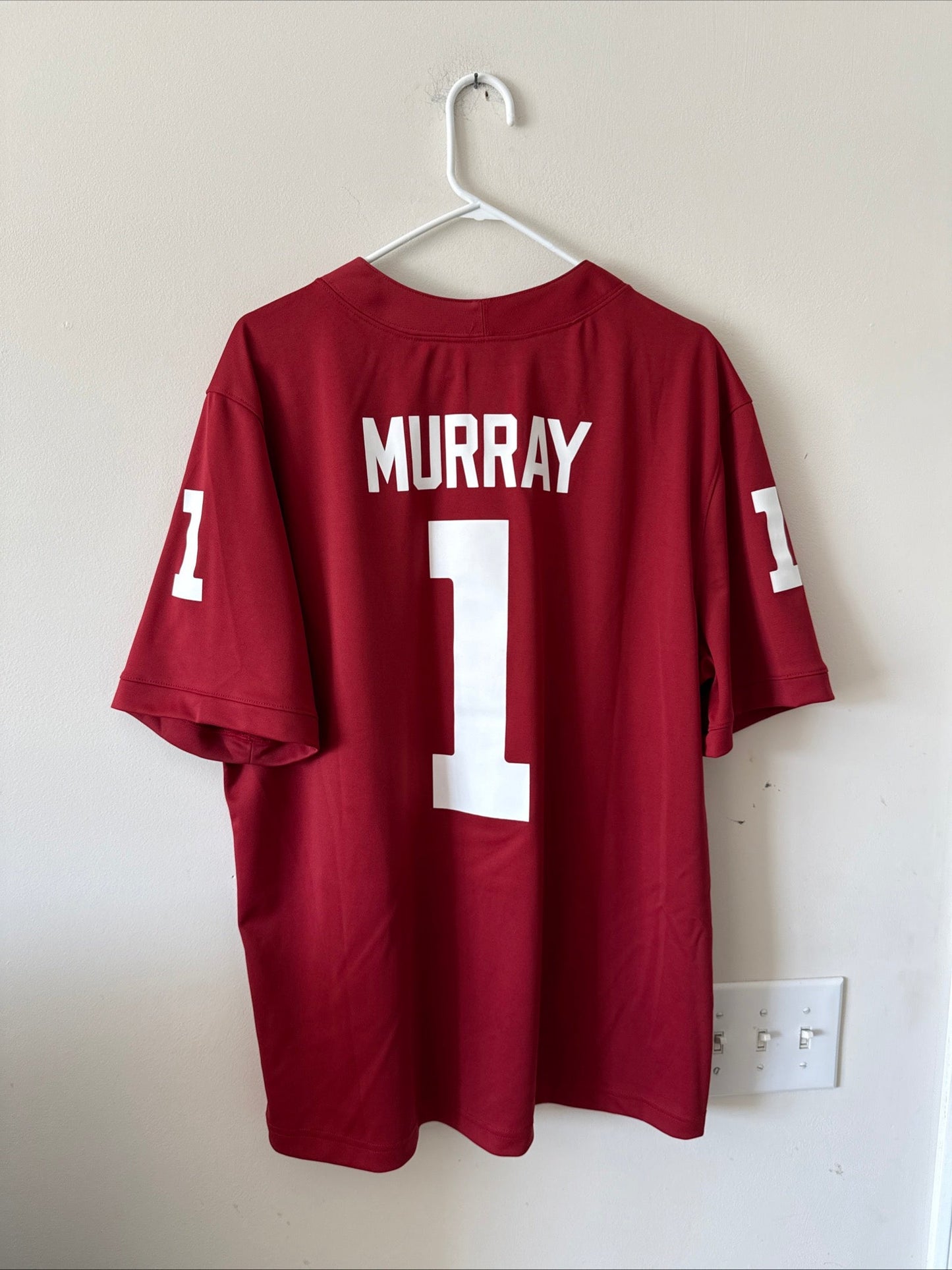 Men’s Jordan Kyler Murray 1 Oklahoma Sooners NCAA Football Jersey Sz XL - RARE - Kyle’s Football Cards