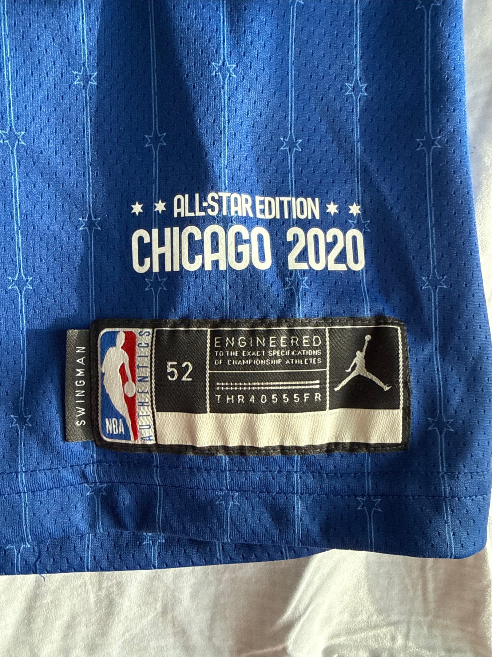 Men’s Jordan LeBron James 23 Lakers 2020 NBA All-Star Game Jersey Sz 52 - RARE - Kyle’s Football Cards