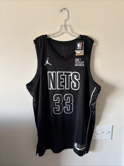 Men’s Jordan Nic Claxton 33 Brooklyn Nets Swingman NBA Jersey Sz 56 - NWT RARE - Kyle’s Football Cards