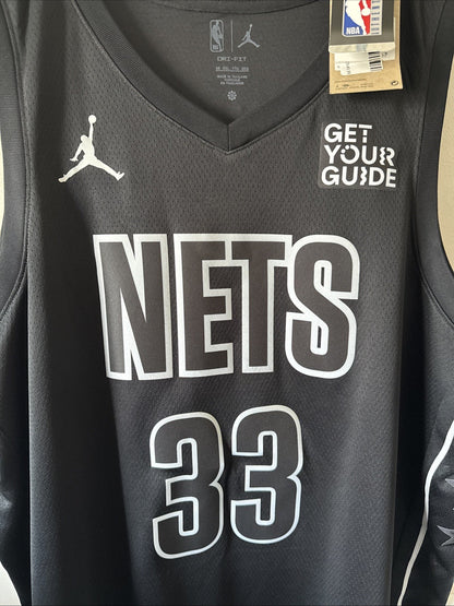 Men’s Jordan Nic Claxton 33 Brooklyn Nets Swingman NBA Jersey Sz 56 - NWT RARE - Kyle’s Football Cards