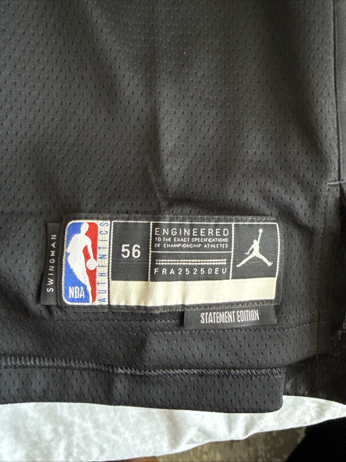 Men’s Jordan Nic Claxton 33 Brooklyn Nets Swingman NBA Jersey Sz 56 - NWT RARE - Kyle’s Football Cards
