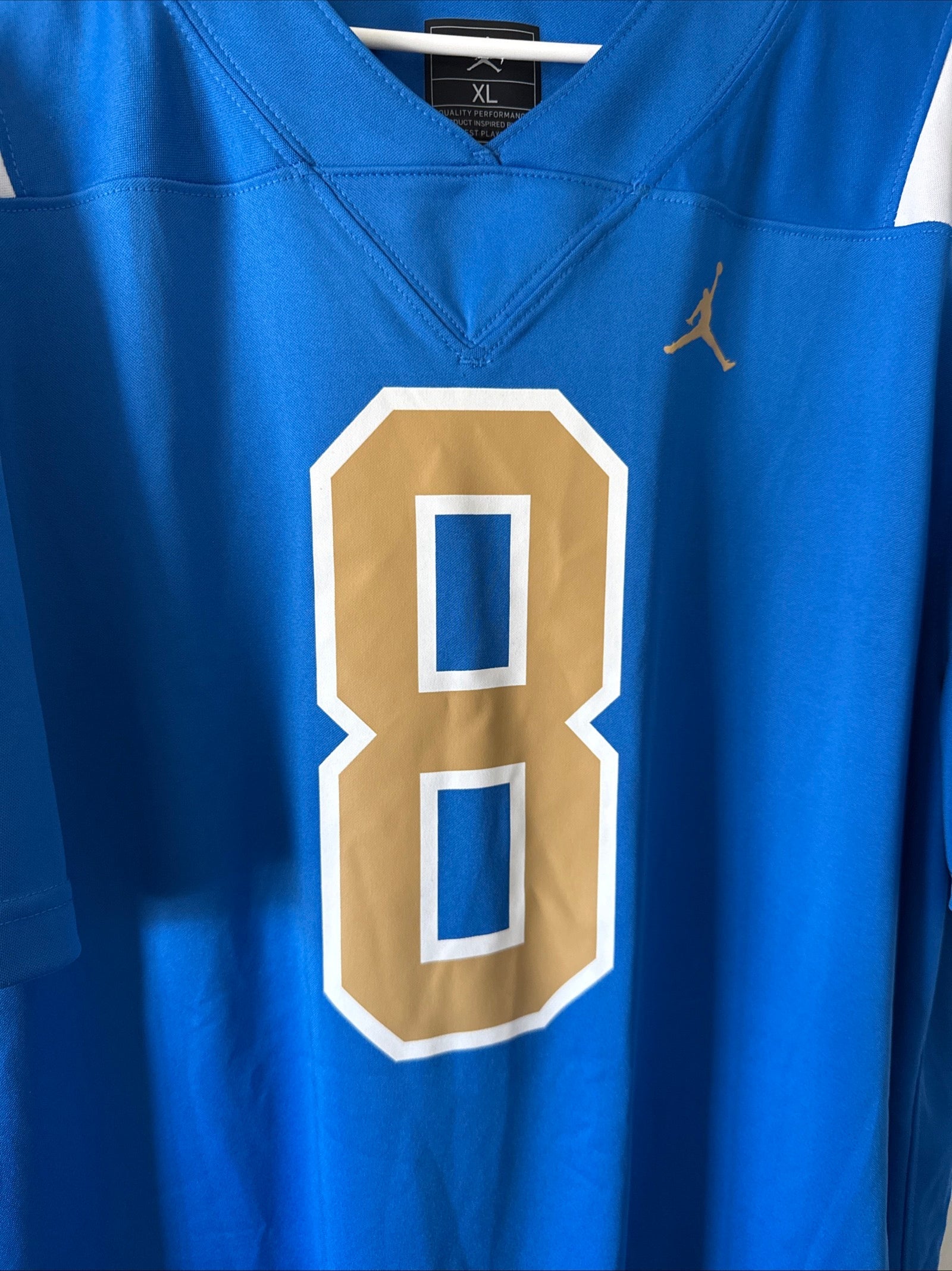 Men's Jordan Troy Aikman 8 UCLA Bruins NCAA Game Jersey Sz XL - Blue RARE - Kyle’s Football Cards