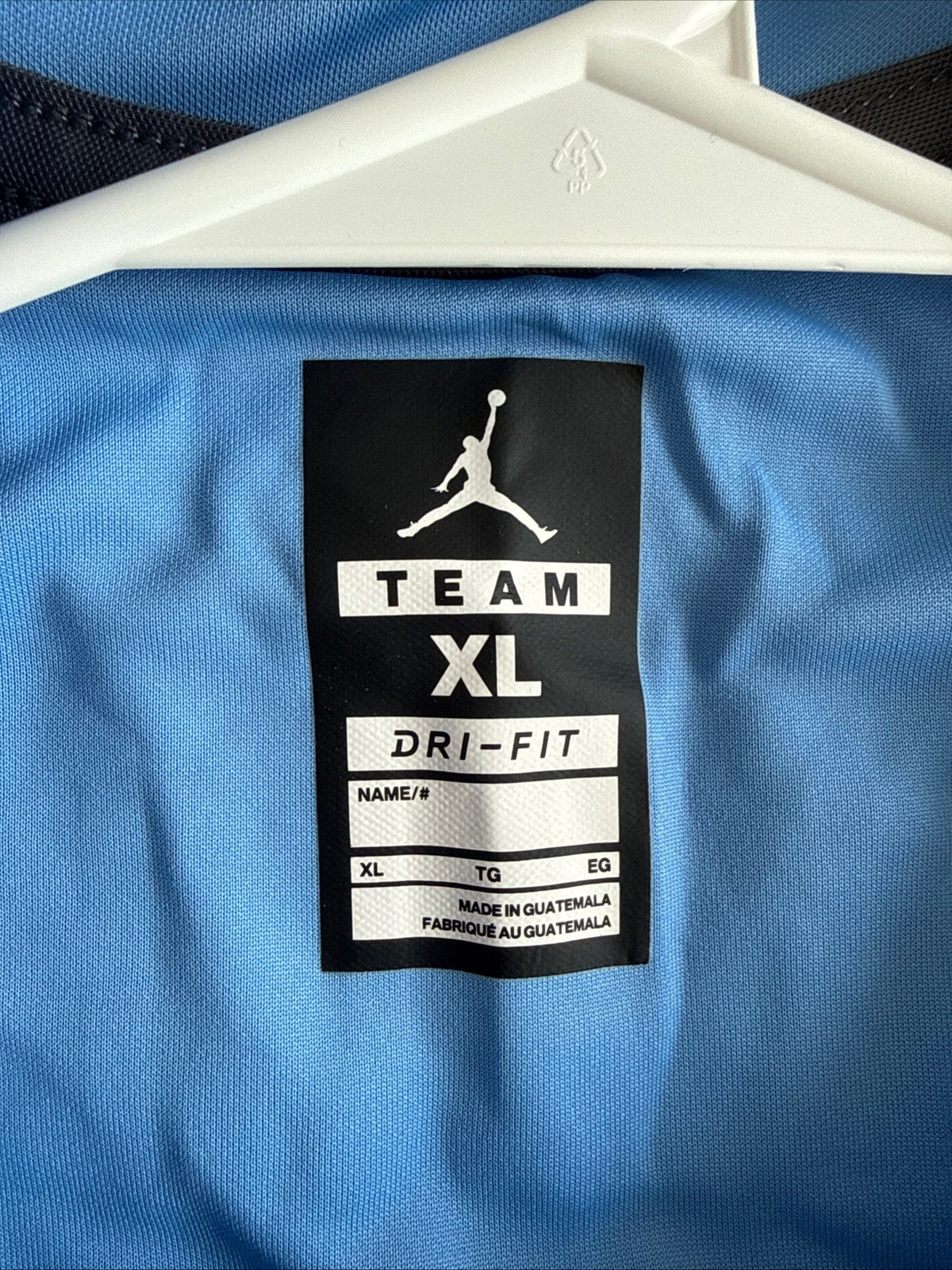 Men’s Jordan Zach Rice 55 UNC Tarheels NCAA Jersey Sz XL - Blue RARE - Kyle’s Football Cards