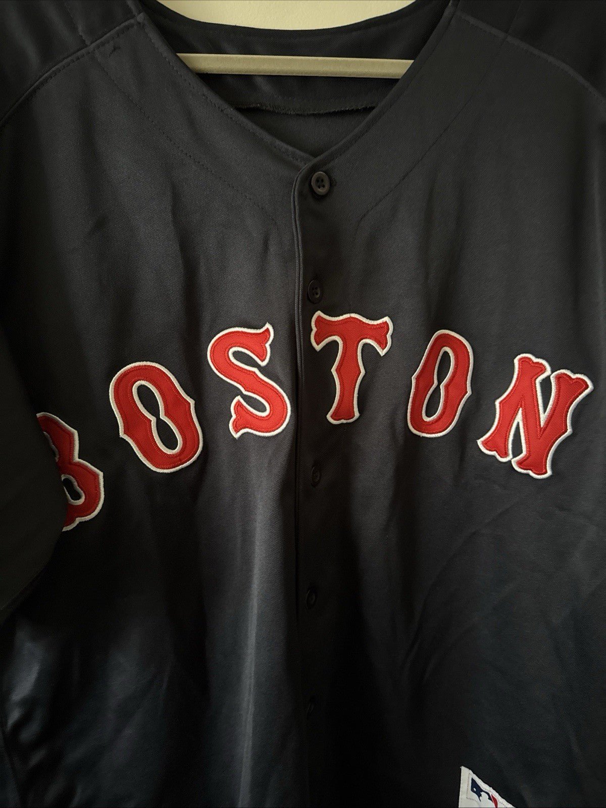 Men’s Majestic Authentic David Ortiz 34 Boston Red Sox Alt Jersey Sz 50 - RARE￼ - Kyle’s Football Cards