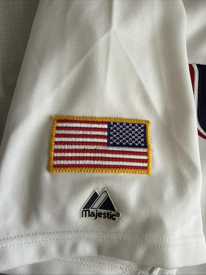 MEN’S MAJESTIC DEREK JETER #2 TEAM USA 2006 WORLD BASEBALL CLASSIC JERSEY SZ 52 - Kyle’s Football Cards