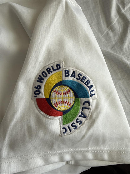 MEN’S MAJESTIC DEREK JETER #2 TEAM USA 2006 WORLD BASEBALL CLASSIC JERSEY SZ 52 - Kyle’s Football Cards