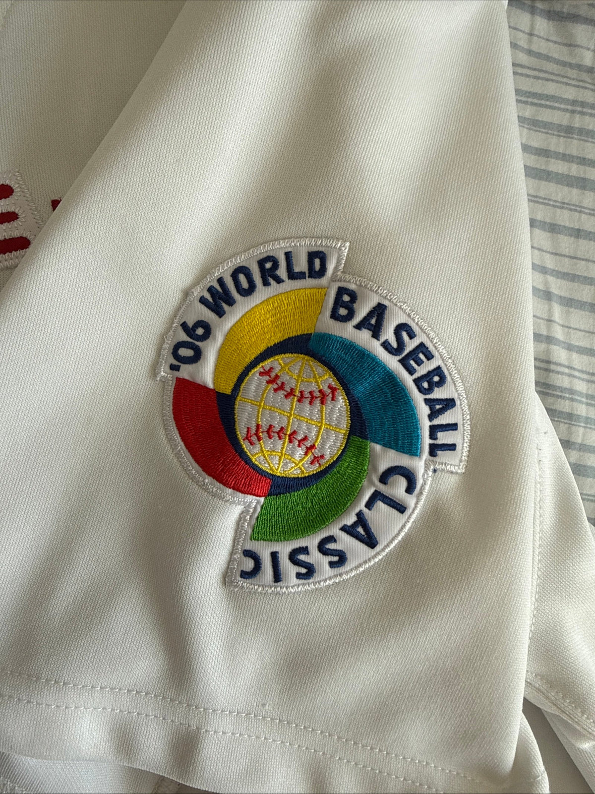 MEN’S MAJESTIC DEREK JETER 2 TEAM USA 2006 WORLD BASEBALL CLASSIC JERSEY SZ 54 - Kyle’s Football Cards