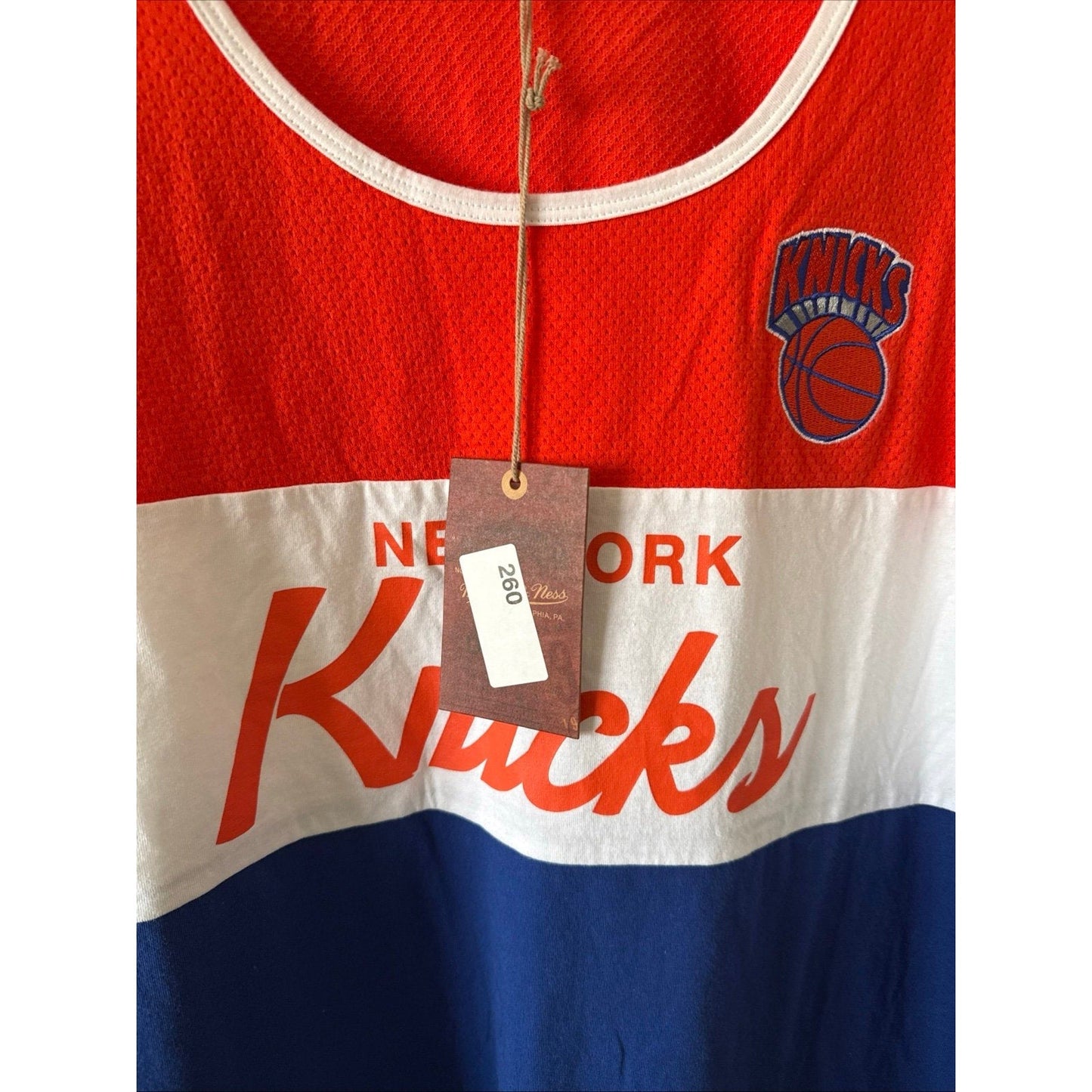 Men’s Mitchell & Ness New York Knicks Royal Special Script Tank Top Sz 3XL NWT - Kyle’s Football Cards