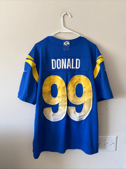 Men’s Nike Aaron Donald #99 LA Rams Vapor Limited NFL Jersey Sz XL - Blue RARE - Kyle’s Football Cards
