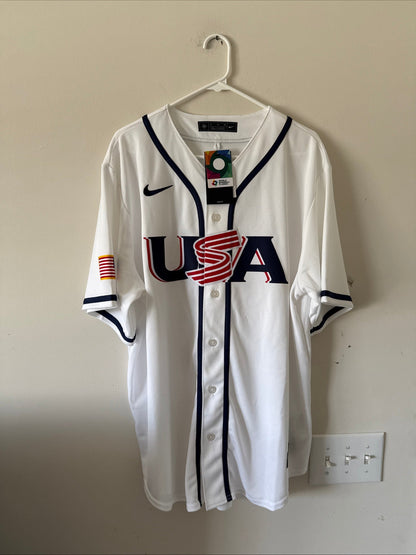 Men’s Nike Aaron Judge 99 Team USA 2026 WBC Authentic Jersey Sz XL - NWT RARE - Kyle’s Football Cards