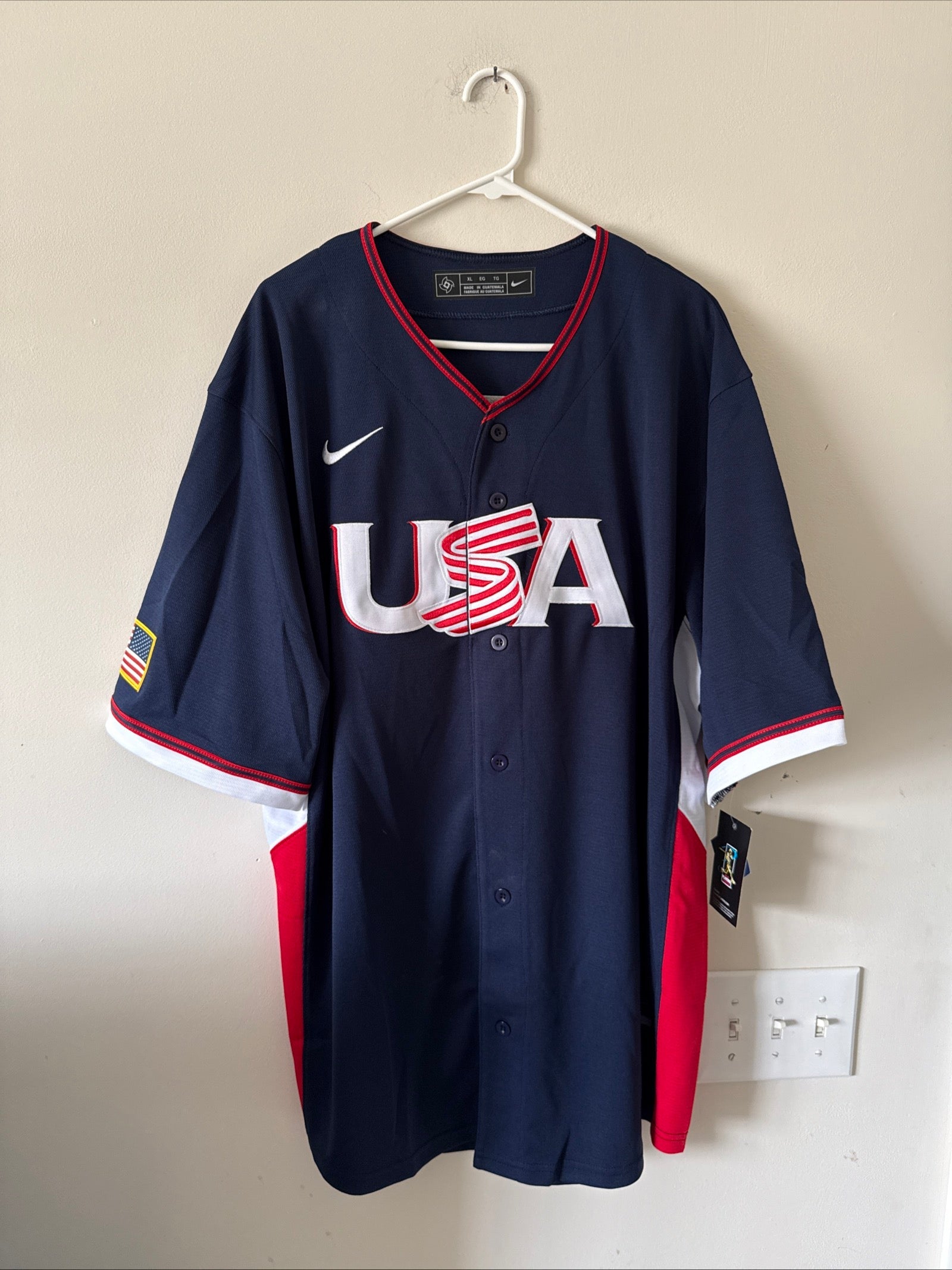 Men’s Nike Aaron Judge 99 Team USA 2026 World Baseball Classic Jersey Sz XL RARE - Kyle’s Football Cards