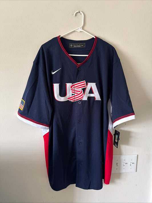 Men’s Nike Aaron Judge 99 Team USA 2026 World Baseball Classic Jersey Sz XL RARE - Kyle’s Football Cards