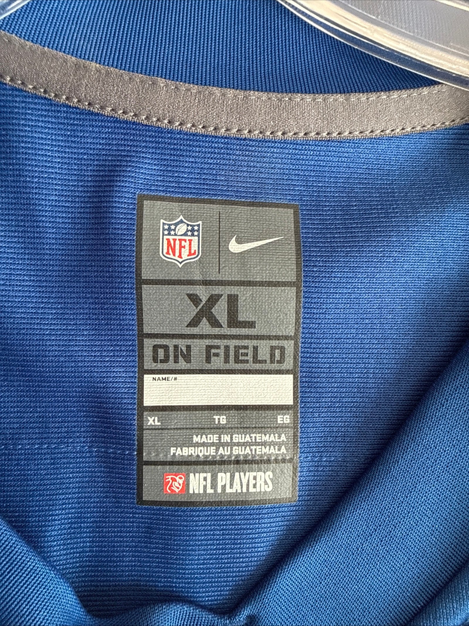 Men’s Nike Aaron Rodgers 12 GB Packers 2017 Pro Bowl NFC Jersey Sz XL Blue RARE - Kyle’s Football Cards