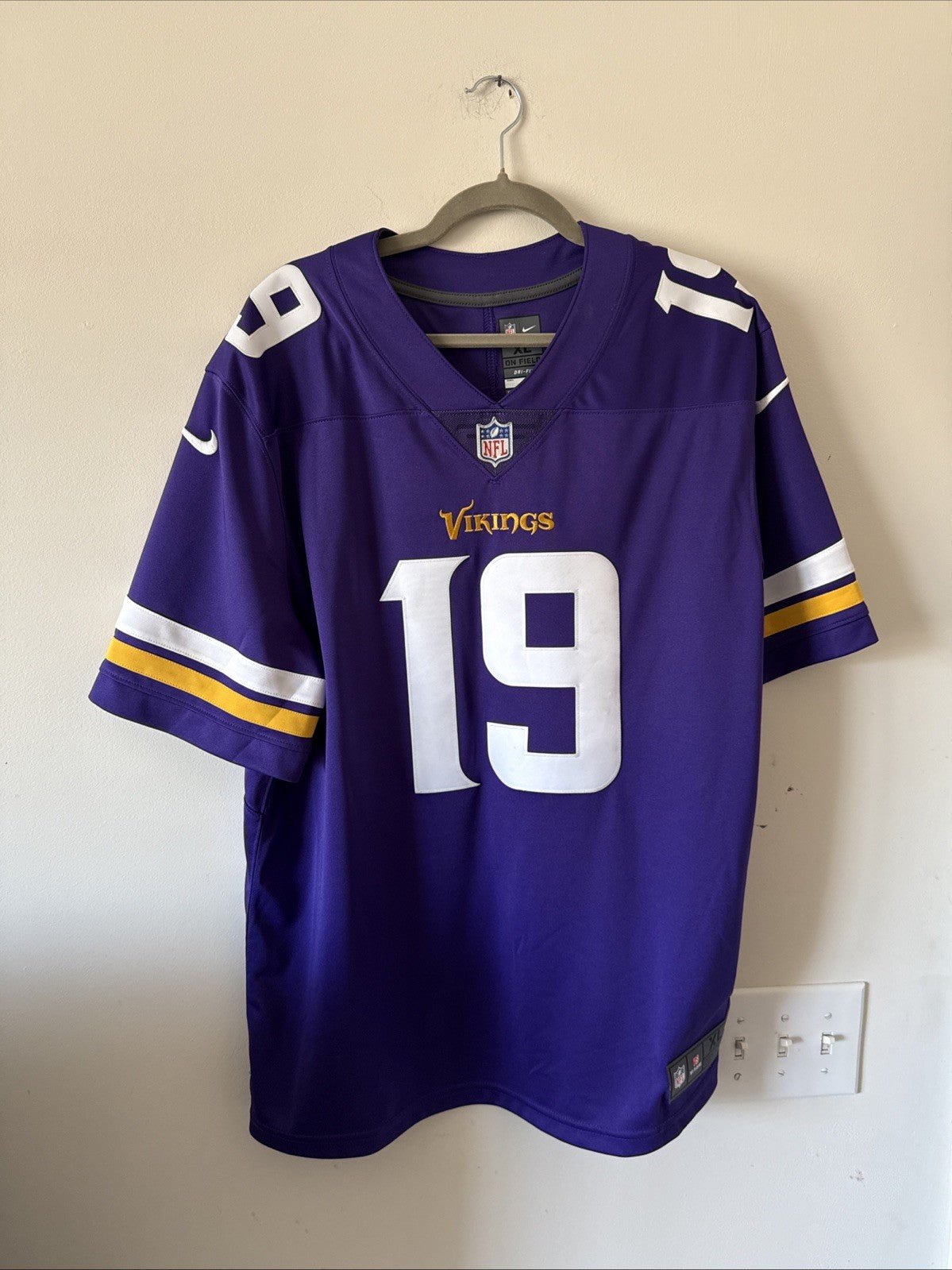 Men’s Nike Adam Thielen 19 Minnesota Vikings Mens Vapor Lmtd Jersey Sz XL RARE - Kyle’s Football Cards