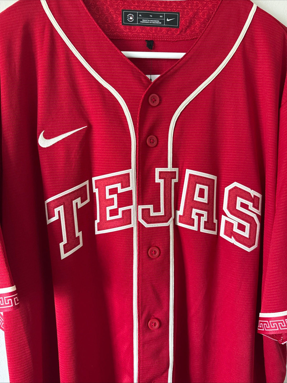 Men’s Nike Adolis Garcia 53 Texas Rangers Tejas City Connect MLB Jersey Sz XL - Kyle’s Football Cards