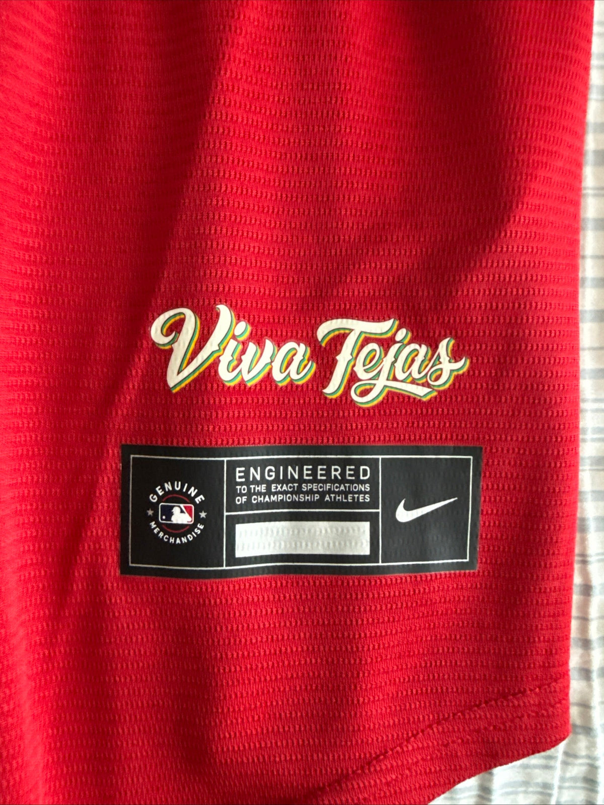 Men’s Nike Adolis Garcia 53 Texas Rangers Tejas City Connect MLB Jersey Sz XL - Kyle’s Football Cards