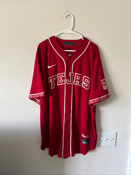 Men’s Nike Adolis Garcia 53 Texas Rangers Tejas City Connect MLB Jersey Sz XL - Kyle’s Football Cards