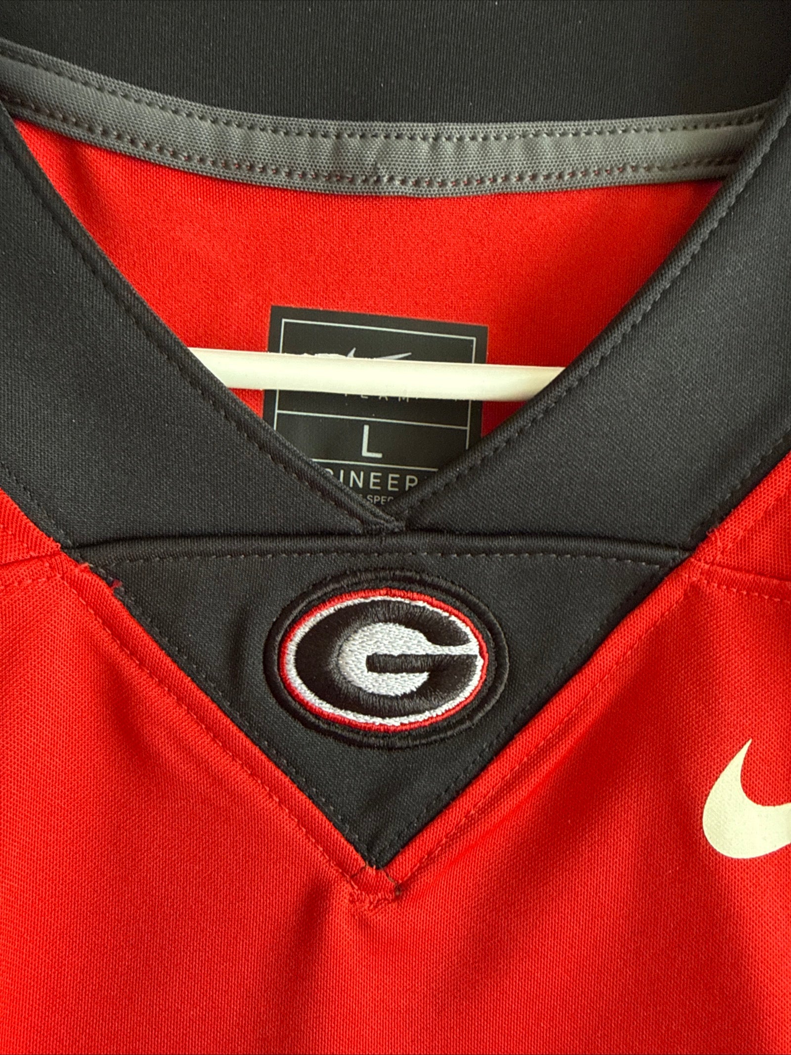 Men’s Nike Adonai Mitchell 5 Georgia Bulldogs NCAA Alumni Jersey Sz L - RARE - Kyle’s Football Cards