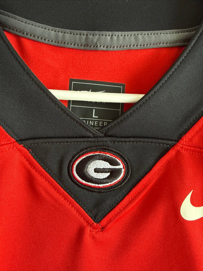 Men’s Nike Adonai Mitchell 5 Georgia Bulldogs NCAA Alumni Jersey Sz L - RARE - Kyle’s Football Cards