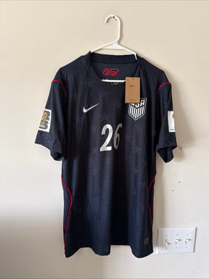 Men’s Nike Alex Zendejas #26 Team USA 2026 World Cup Away Jersey Sz XL NWT RARE