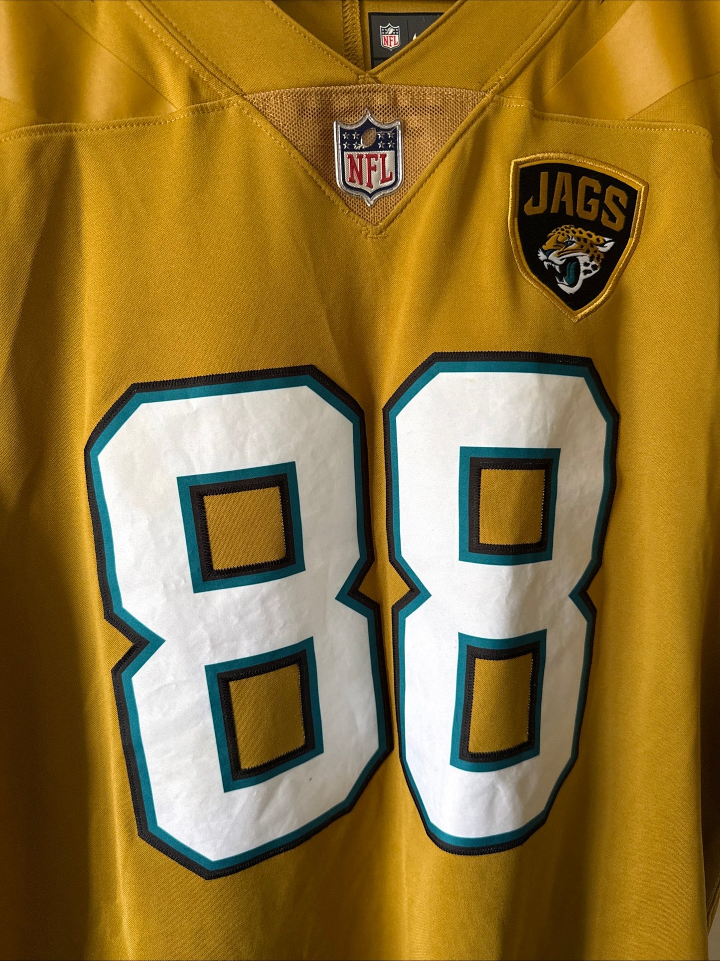 Men's Nike Allen Hurns 88 Jacksonville Jaguars Vapor Lmtd Jersey Sz XL - RARE - Kyle’s Football Cards