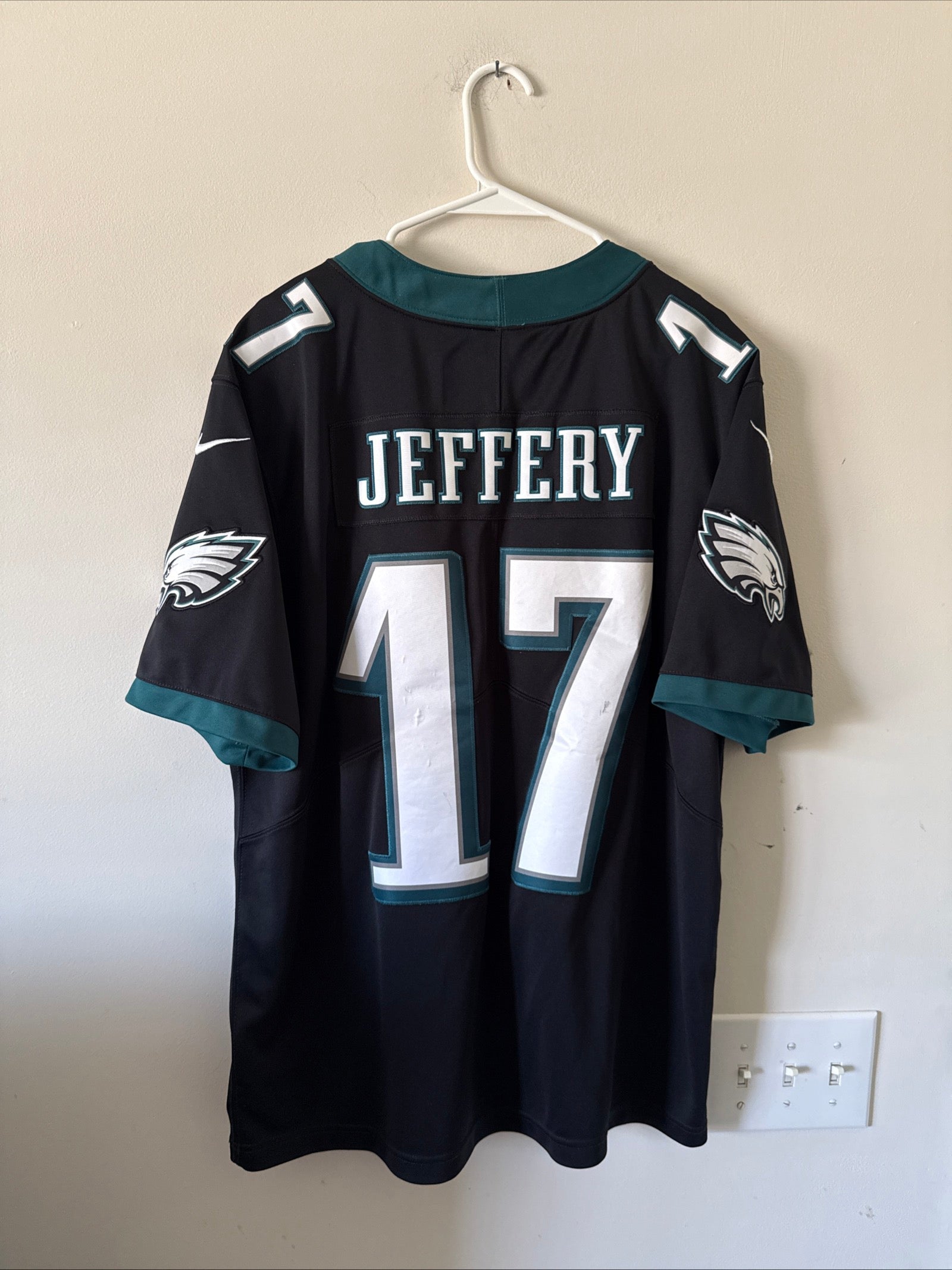 Men’s Nike Alshon Jeffery 17 Philadelphia Eagles Vapor Lmtd Jersey Sz XL - RARE - Kyle’s Football Cards