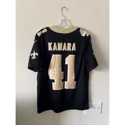 Men’s Nike Alvin Kamara 41 New Orleans Saints Vapor Limited Away Jersey Sz M - Kyle’s Football Cards