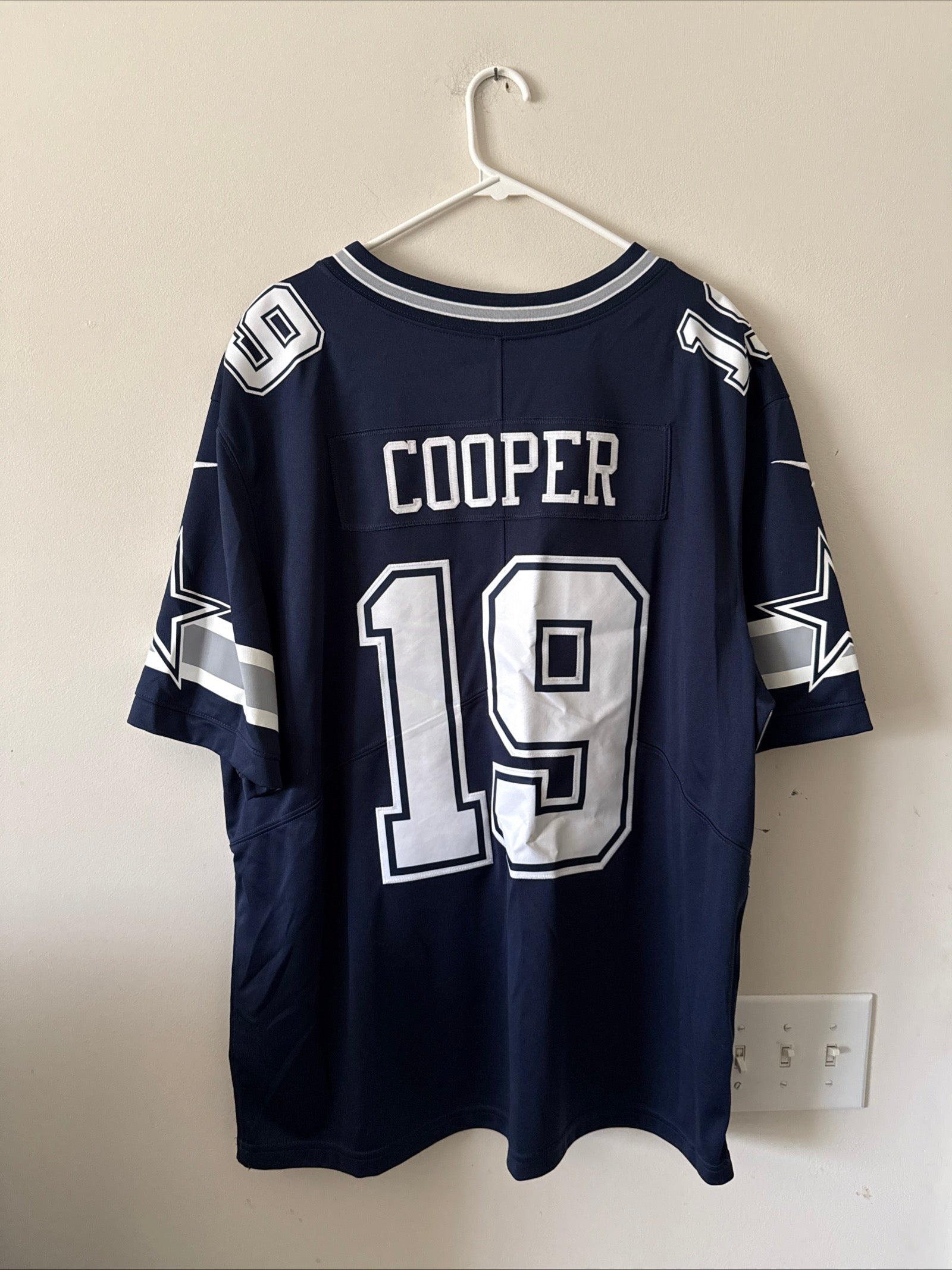 Men's Nike Amari Cooper 19 Dallas Cowboys NFL 100 Vapor Limited Jersey Sz 2XL - Kyle’s Football Cards