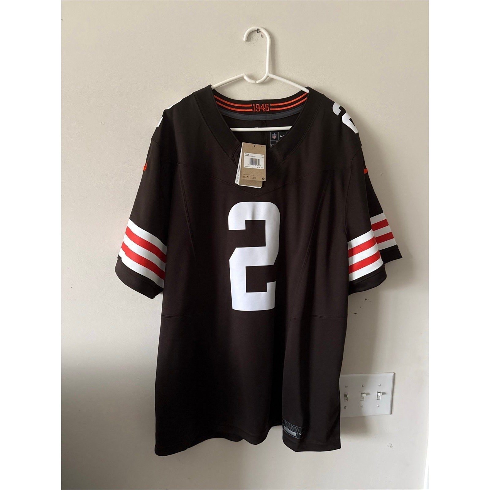 Men’s Nike Amari Cooper 2 Cleveland Browns Vapor Limited Jersey Sz 2XL - NWT - Kyle’s Football Cards