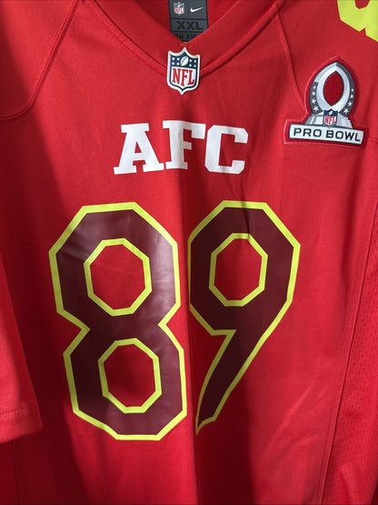 Men’s Nike Amari Cooper 89 Raiders 2017 Pro Bowl AFC Jersey Sz 2XL Red RARE - Kyle’s Football Cards