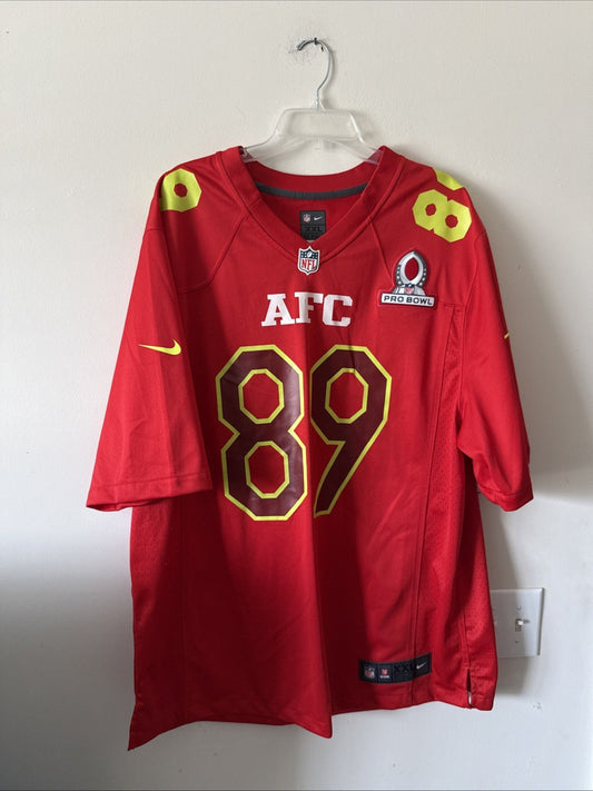 Men’s Nike Amari Cooper 89 Raiders 2017 Pro Bowl AFC Jersey Sz 2XL Red RARE - Kyle’s Football Cards