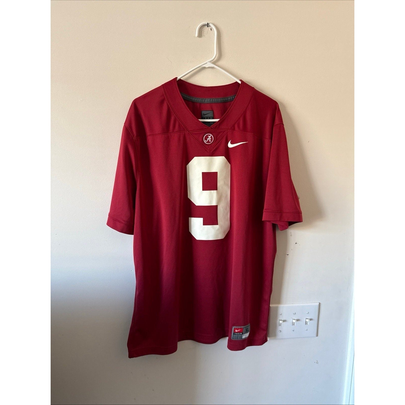 Men’s Nike Amari Cooper 9 Alabama Crimson Tide Jersey NCAA Size XL - Maroon - Kyle’s Football Cards