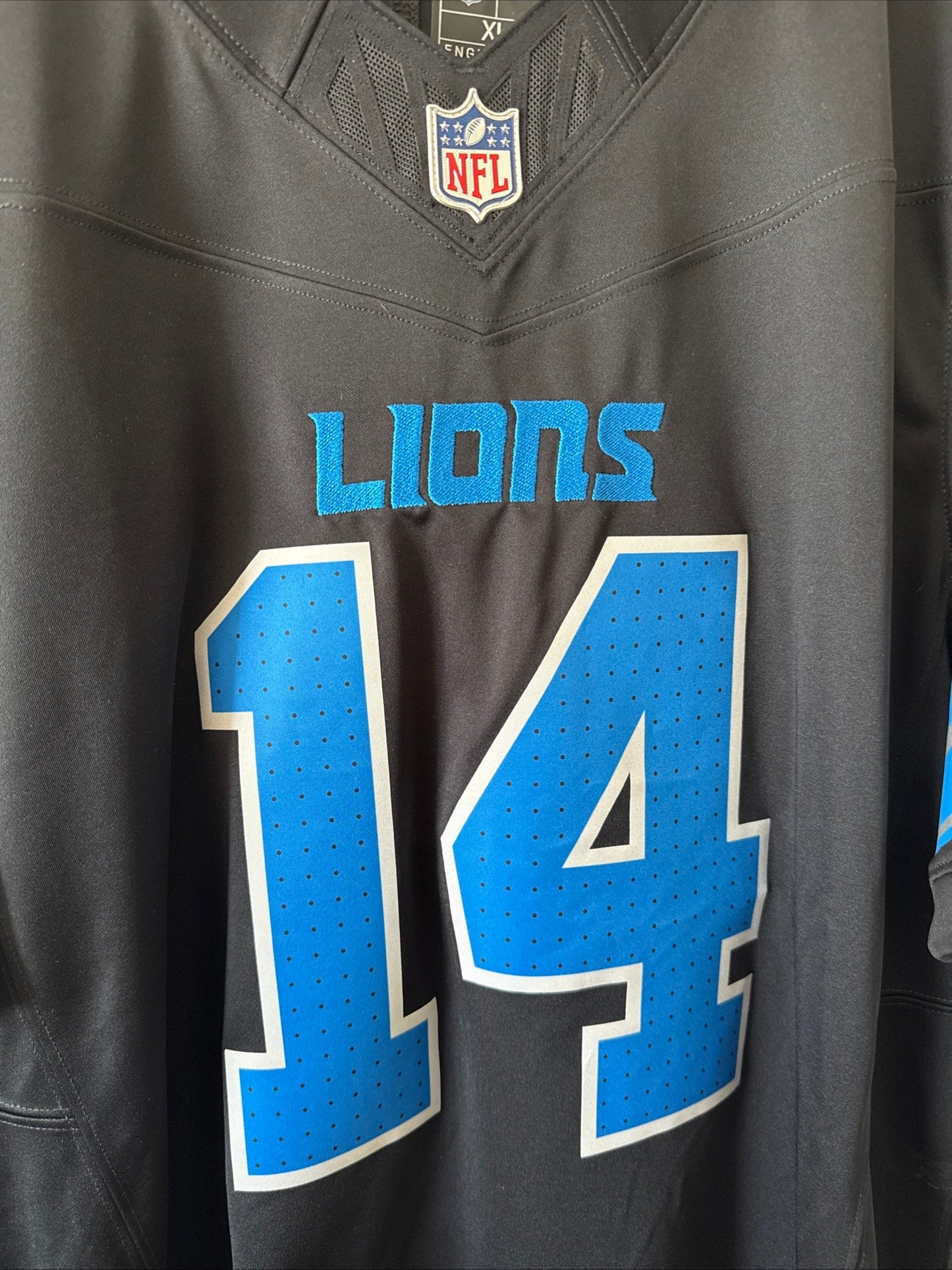 Men’s Nike Amon - Ra St. Brown 14 Detroit Lions 2nd Alt Vapor Lmtd Jersey Sz XL - Kyle’s Football Cards