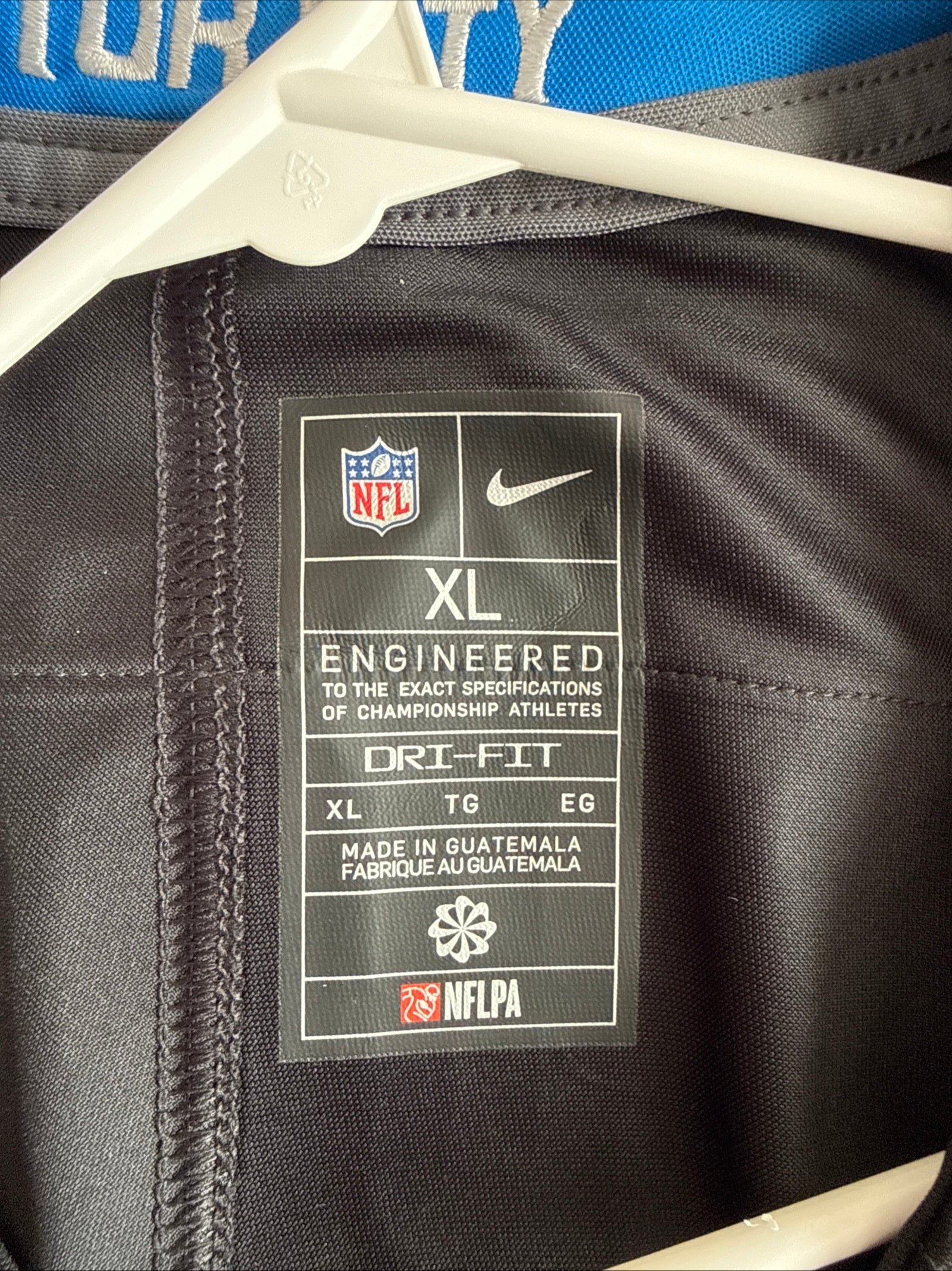 Men’s Nike Amon - Ra St. Brown 14 Detroit Lions 2nd Alt Vapor Lmtd Jersey Sz XL - Kyle’s Football Cards