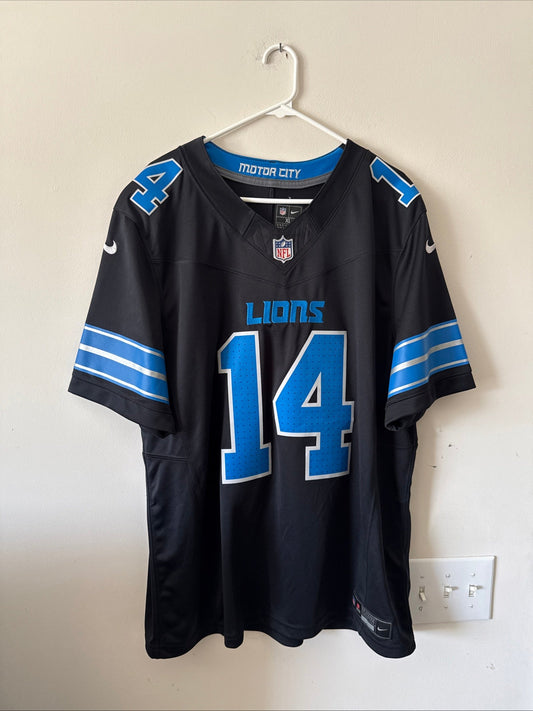Men’s Nike Amon - Ra St. Brown 14 Detroit Lions 2nd Alt Vapor Lmtd Jersey Sz XL - Kyle’s Football Cards