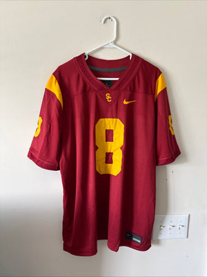 Men's Nike Amon-Ra St. Brown #8 USC Trojans NCAA Alumni Jersey Sz XL - RARE
