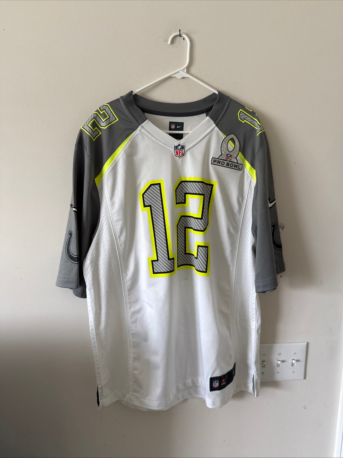 Men’s Nike Andrew Luck 12 Colts 2015 Pro Bowl Lmtd Jersey Sz XL - RARE - Kyle’s Football Cards