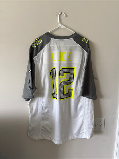 Men’s Nike Andrew Luck 12 Colts 2015 Pro Bowl Lmtd Jersey Sz XL - RARE - Kyle’s Football Cards