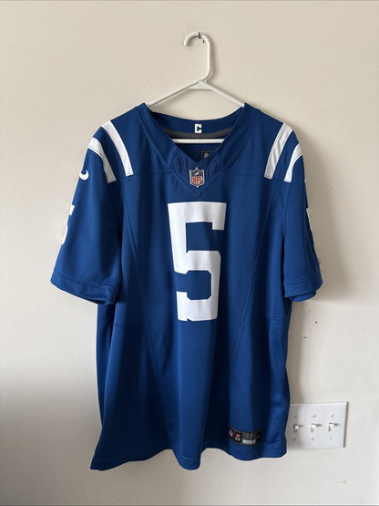 Men’s Nike Anthony Richardson 5 Indianapolis Colts Vapor Lmtd Jersey Sz L RARE - Kyle’s Football Cards