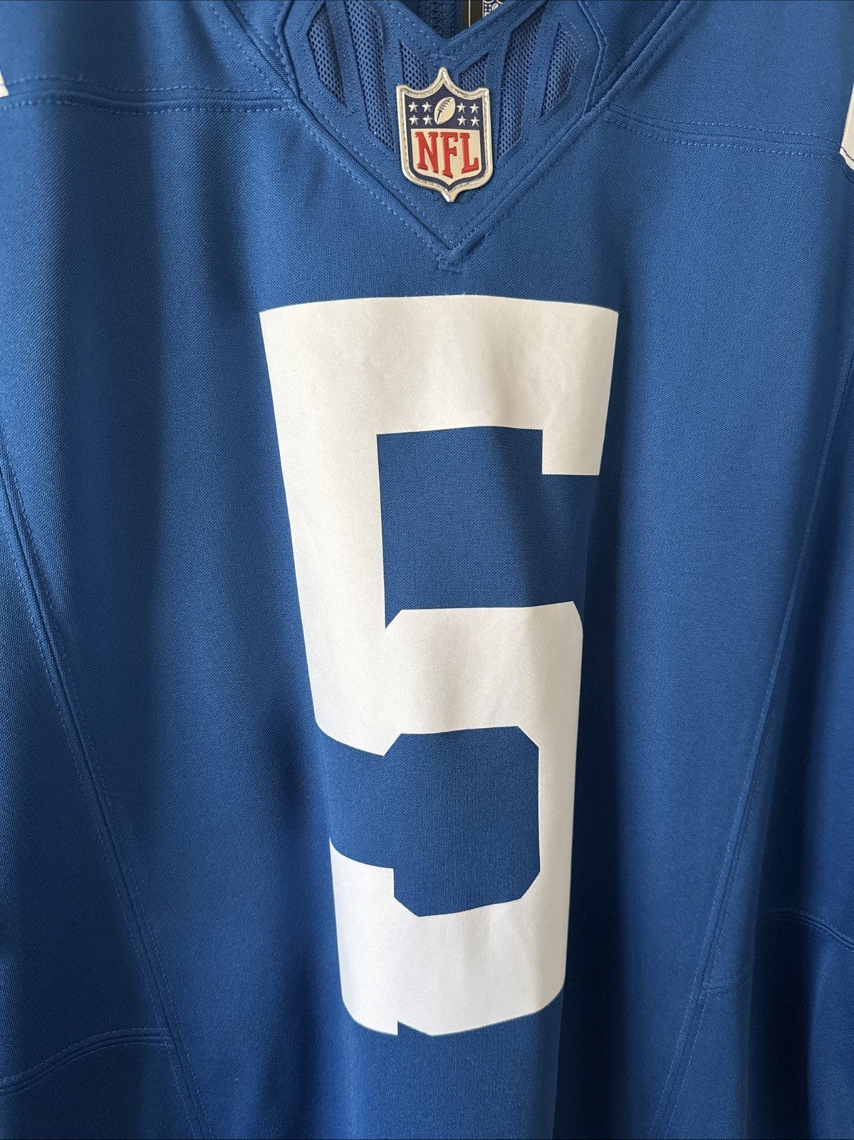 Men’s Nike Anthony Richardson 5 Indianapolis Colts Vapor Lmtd Jersey Sz L RARE - Kyle’s Football Cards