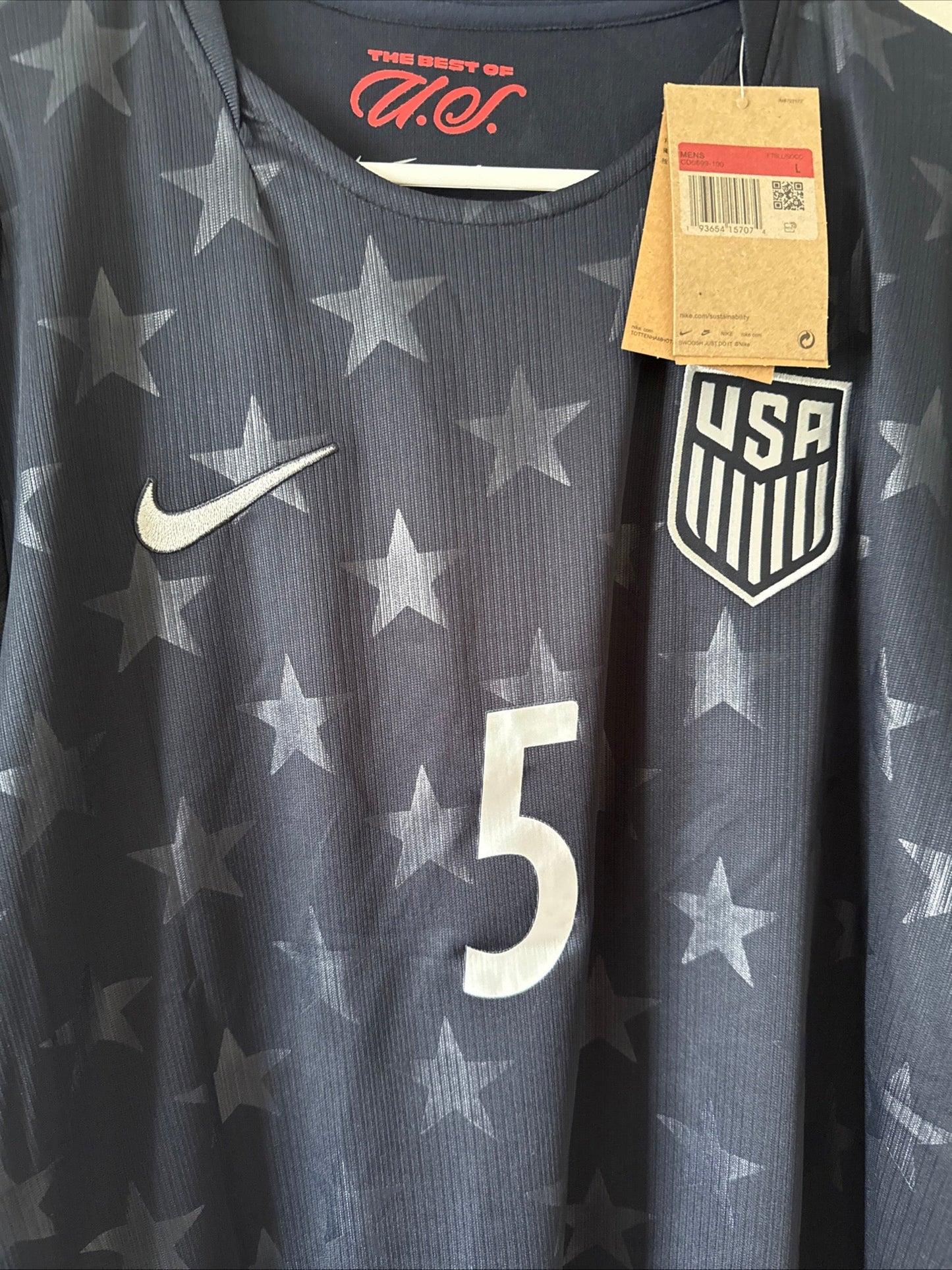 Men’s Nike Antonee Robinson 5 Team USA Soccer 2026 Away Jersey Sz L - NWT RARE - Kyle’s Football Cards