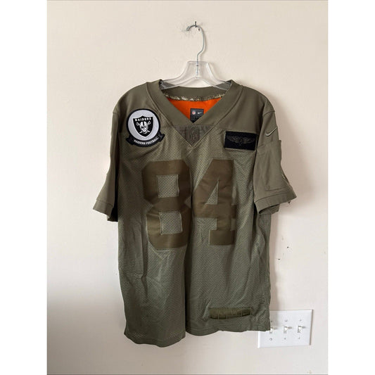 Men’s Nike Antonio Brown 84 Oakland Raiders Salute to Service Lmtd Jersey Sz M - Kyle’s Football Cards