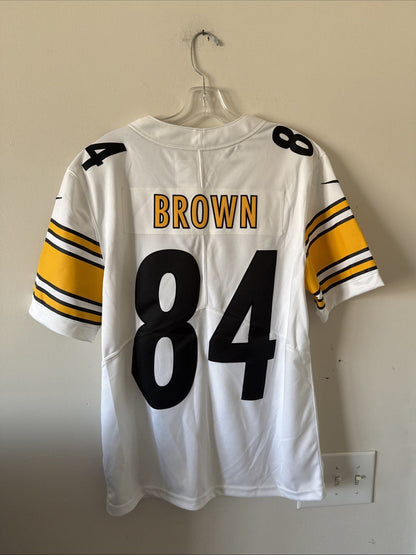 Men’s Nike Antonio Brown 84 Steelers Vapor Limited NFL Jersey Sz M - White RARE - Kyle’s Football Cards