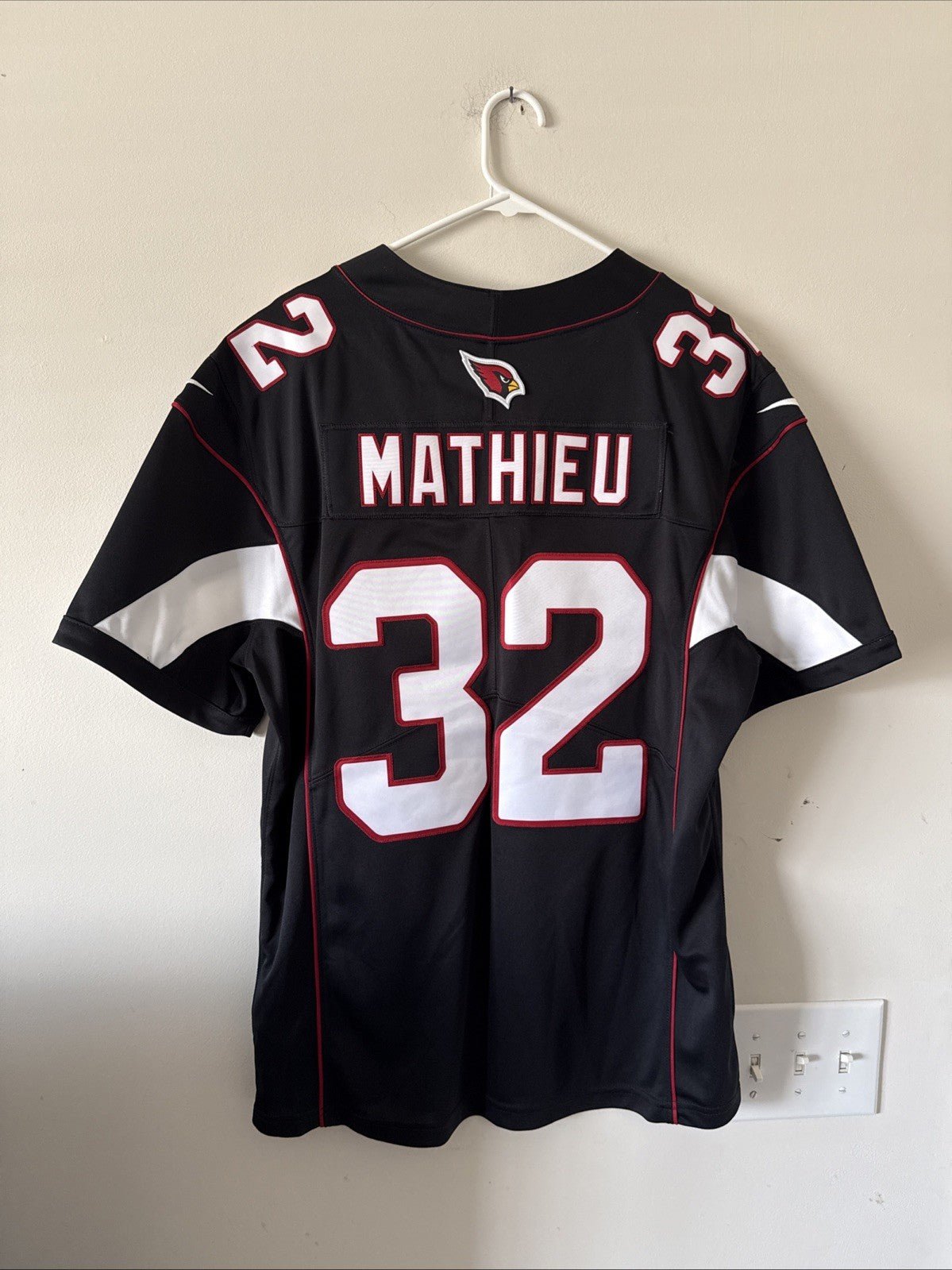 Men’s NIKE Arizona Cardinals Tyrann Mathieu 32 Vapor Limited Jersey Sz L - RARE - Kyle’s Football Cards