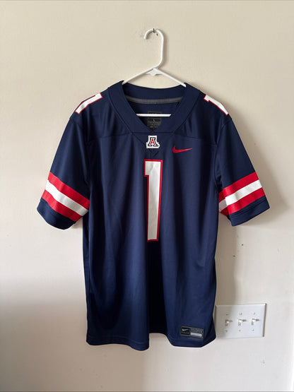 Men's Nike Arizona Wildcats 1 Home NCAA Football Jersey Sz L - Blue RARE - Kyle’s Football Cards